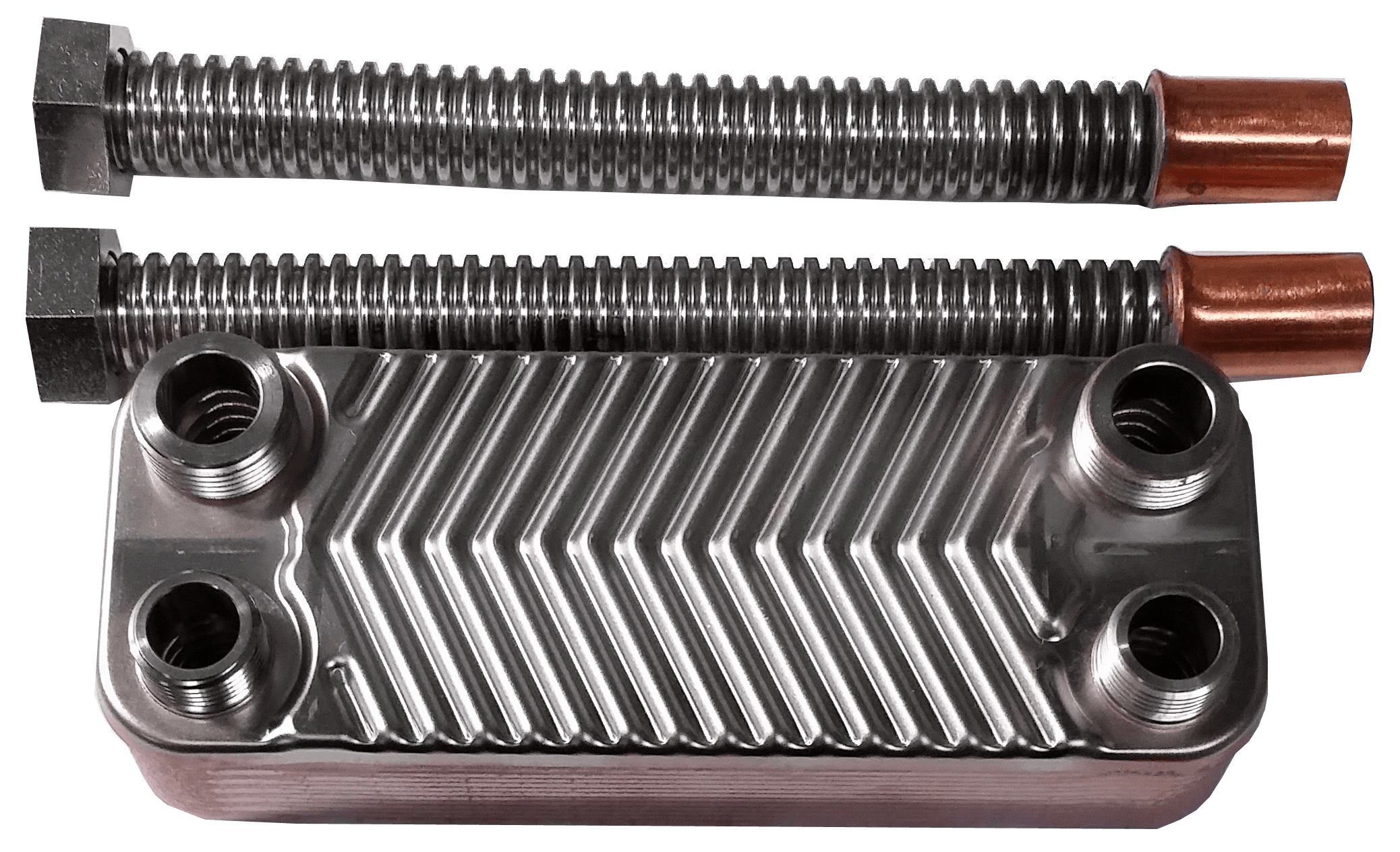 Wärmetauscher mit Verbindung HR 400 (24 Volt)