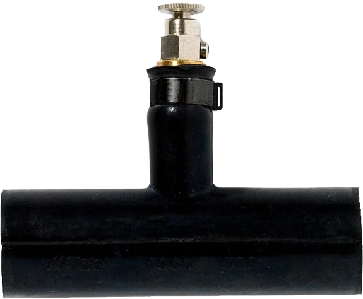 Gummiverbindung mit Entlüftungsnippel