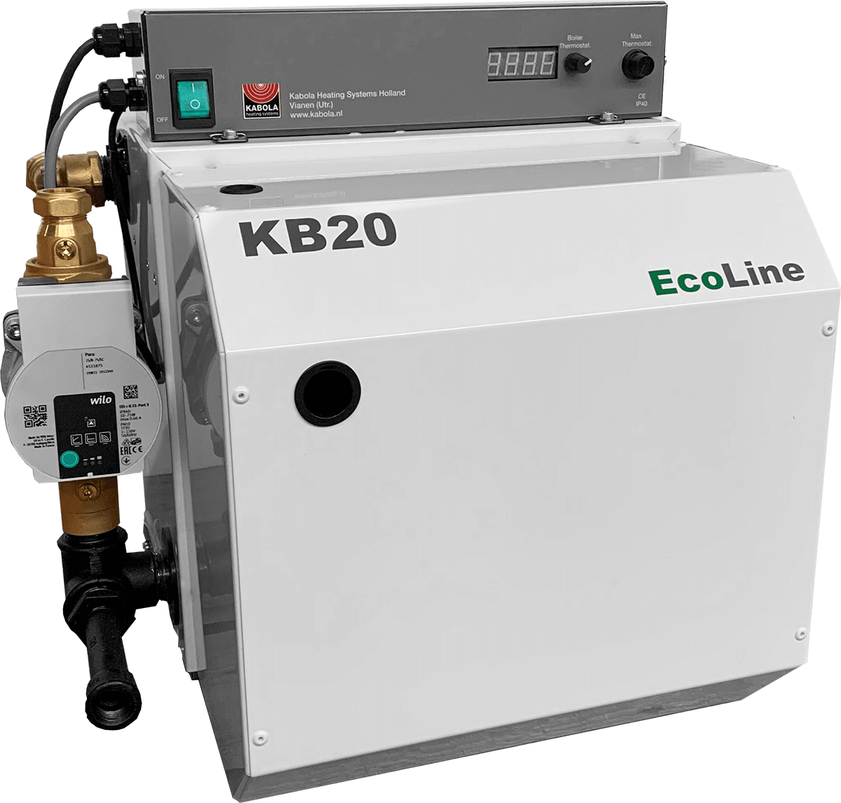 KB EcoLine komplett mit SCHEER-Blaubrenner Blue efficiency® inkl. Speicheranschluss