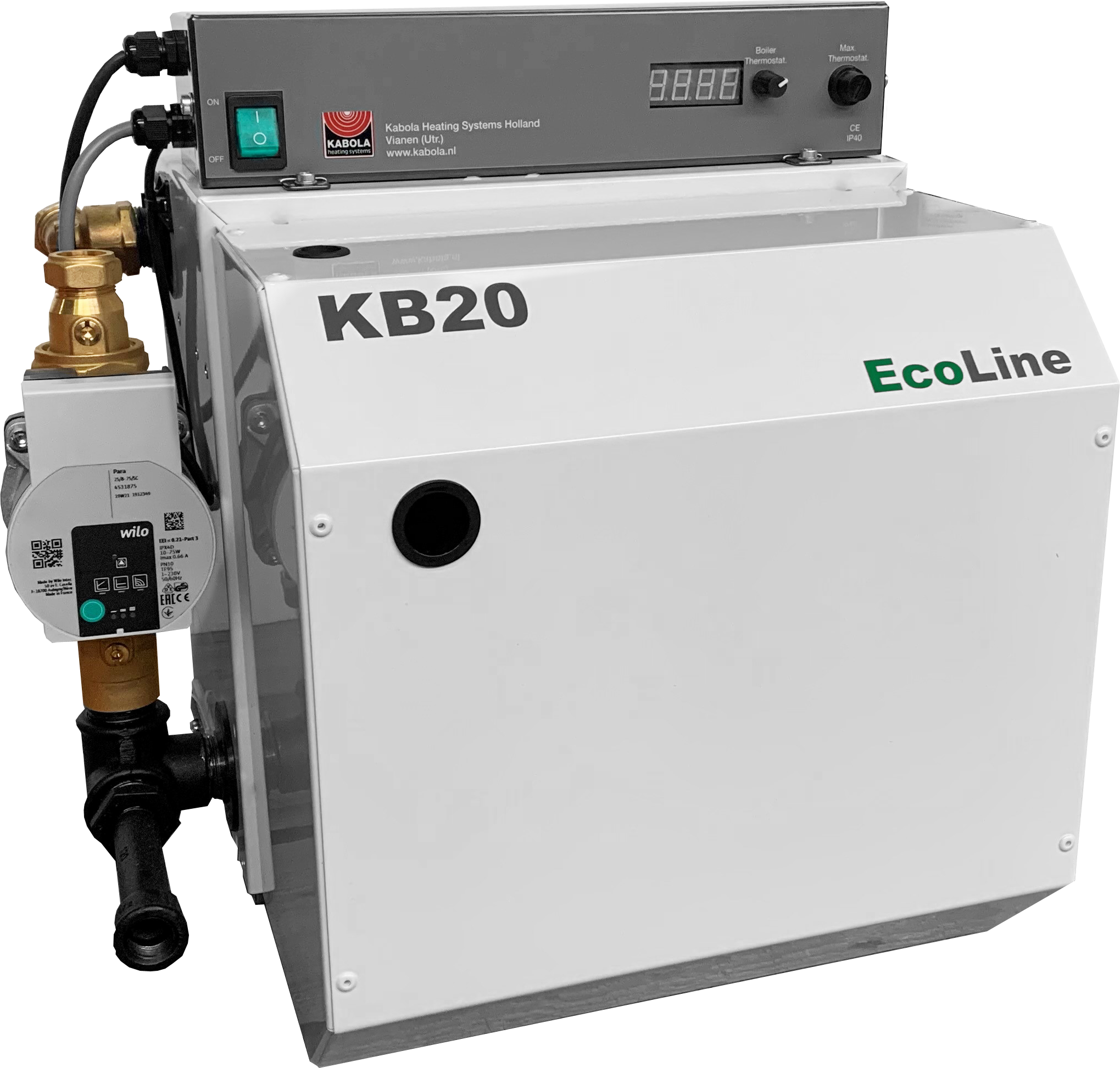 KB EcoLine komplett mit SCHEER-Blaubrenner Blue efficiency®